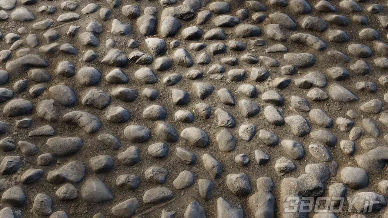 متریال سنگ کف ground stone عکس 1